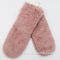 Wholesale PV fleece home socks